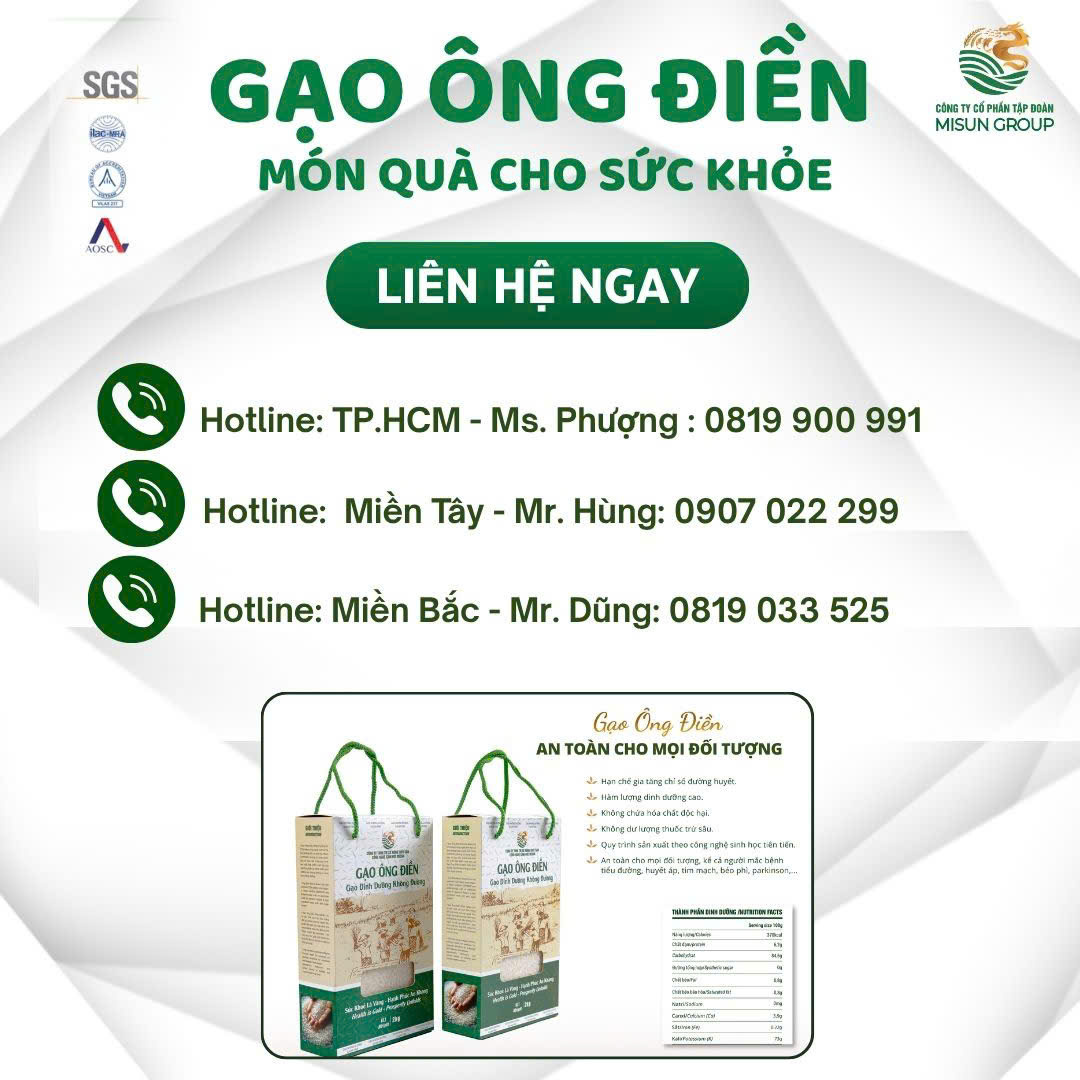 Đại lý phân phối Gạo Ông Điền