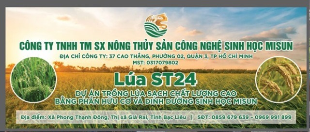 Hội Nông dân xã Phong Thạnh Đông, thị xã Giá Rai xây dựng mô hình sản xuất lúa sạch