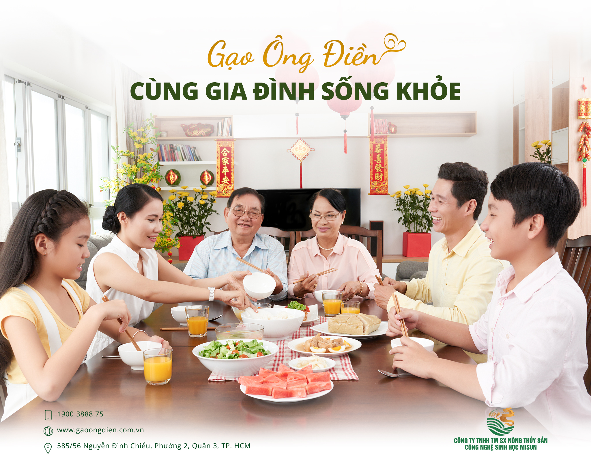 GẠO ÔNG ĐIỀN – CÙNG GIA ĐÌNH SỐNG KHỎE