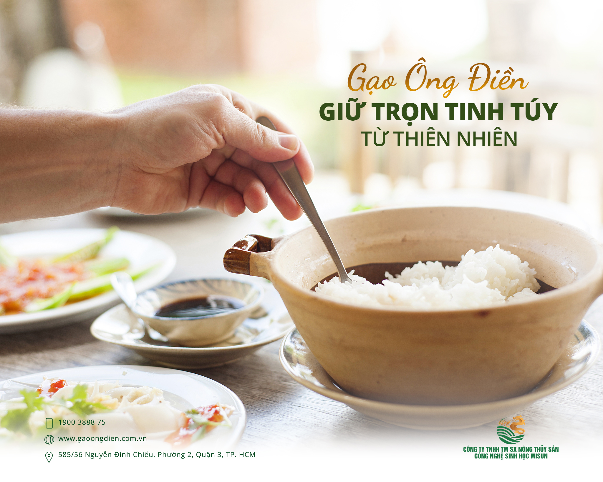 GẠO ÔNG ĐIỀN – GIỮ TRỌN TINH TÚY TỪ THIÊN NHIÊN