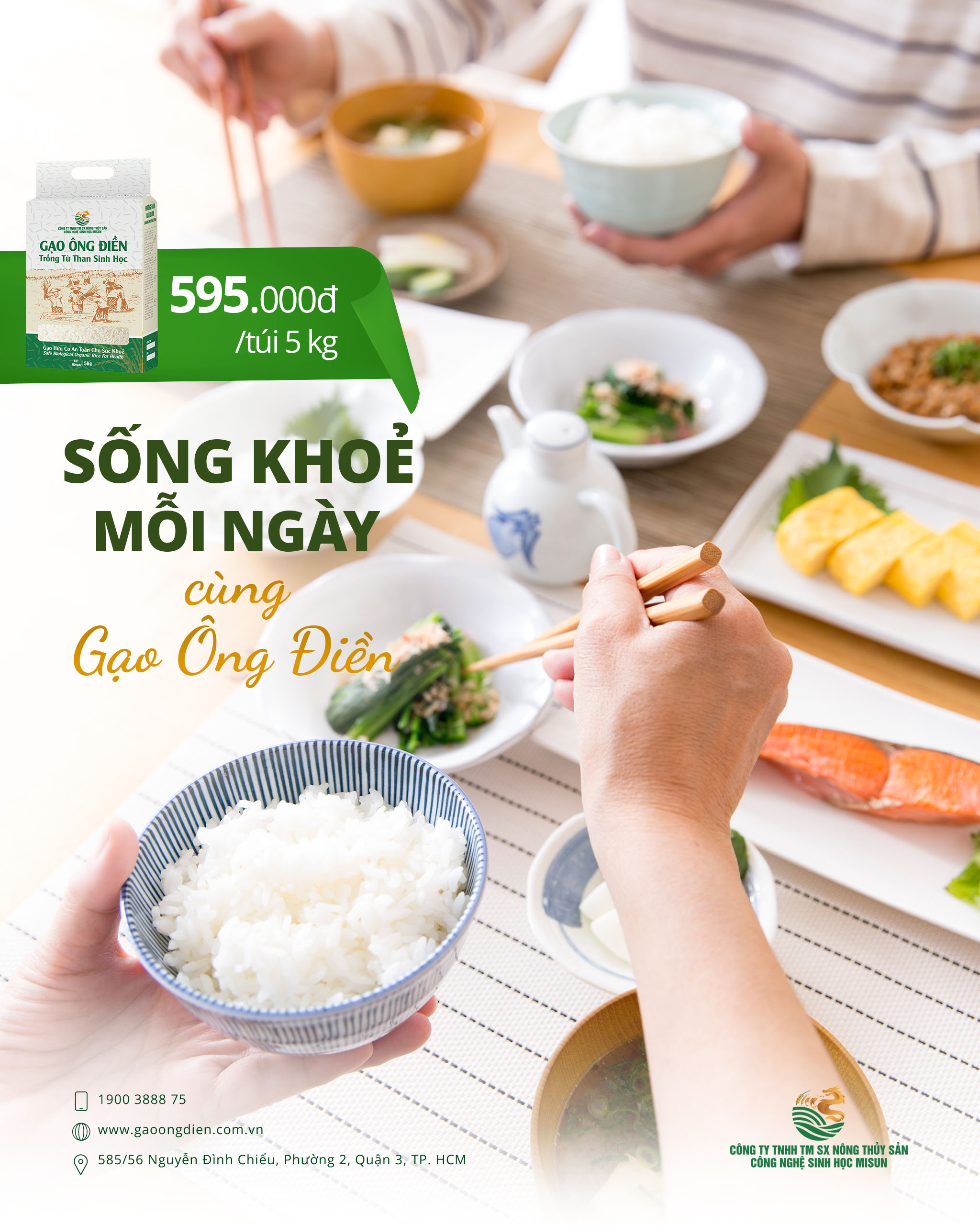 SỐNG KHỎE MỖI NGÀY CÙNG GẠO ÔNG ĐIỀN
