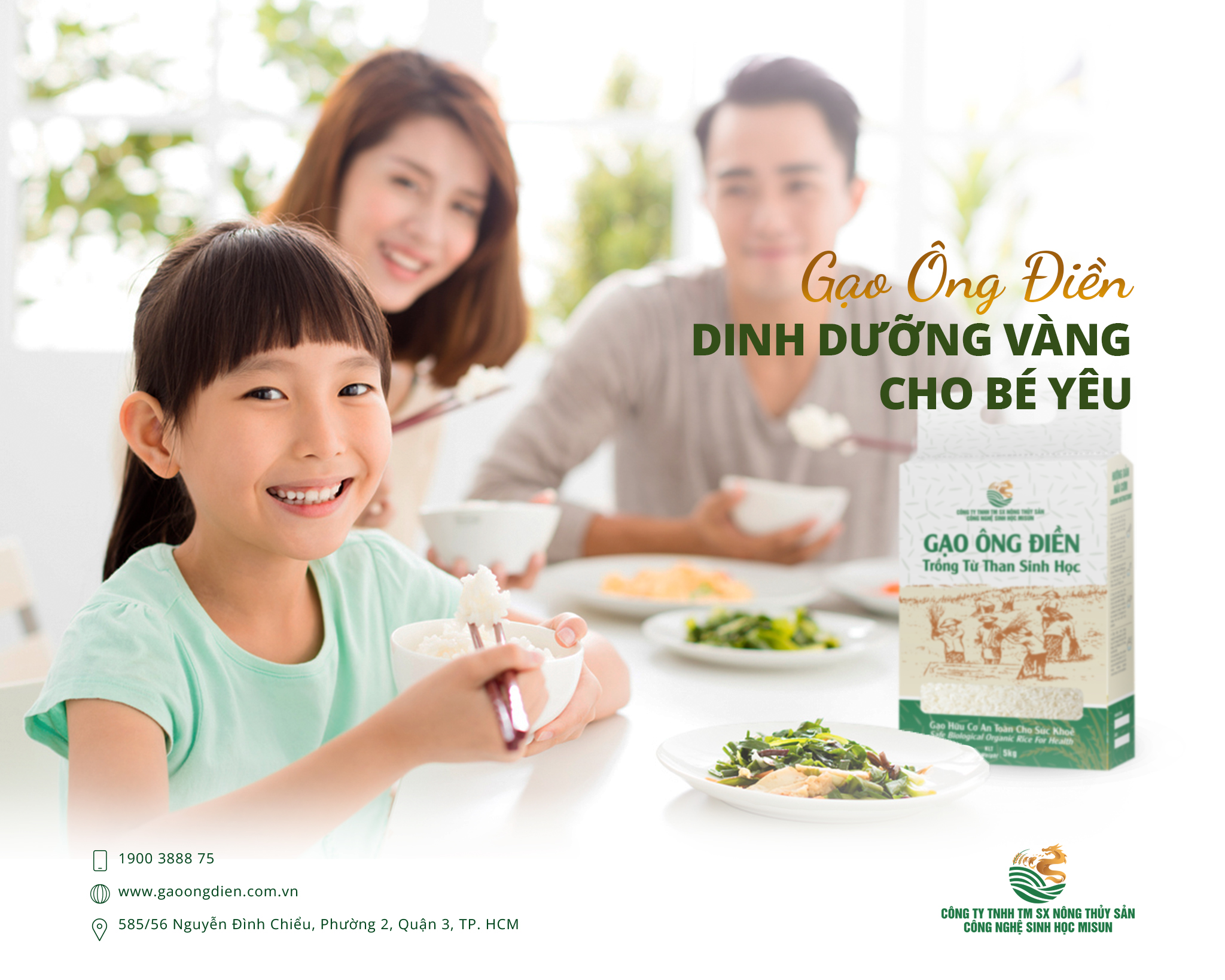 GẠO ÔNG ĐIỀN – DINH DƯỠNG VÀNG CHO BÉ YÊU