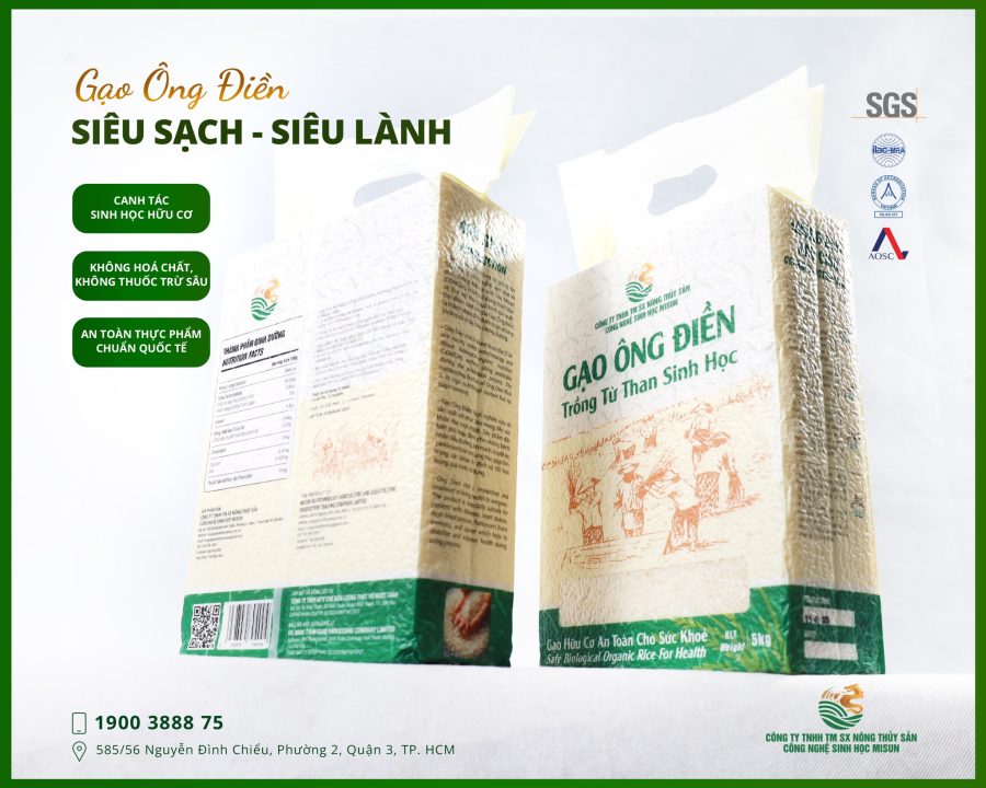 GẠO ÔNG ĐIỀN – SIÊU SẠCH, SIÊU LÀNH
