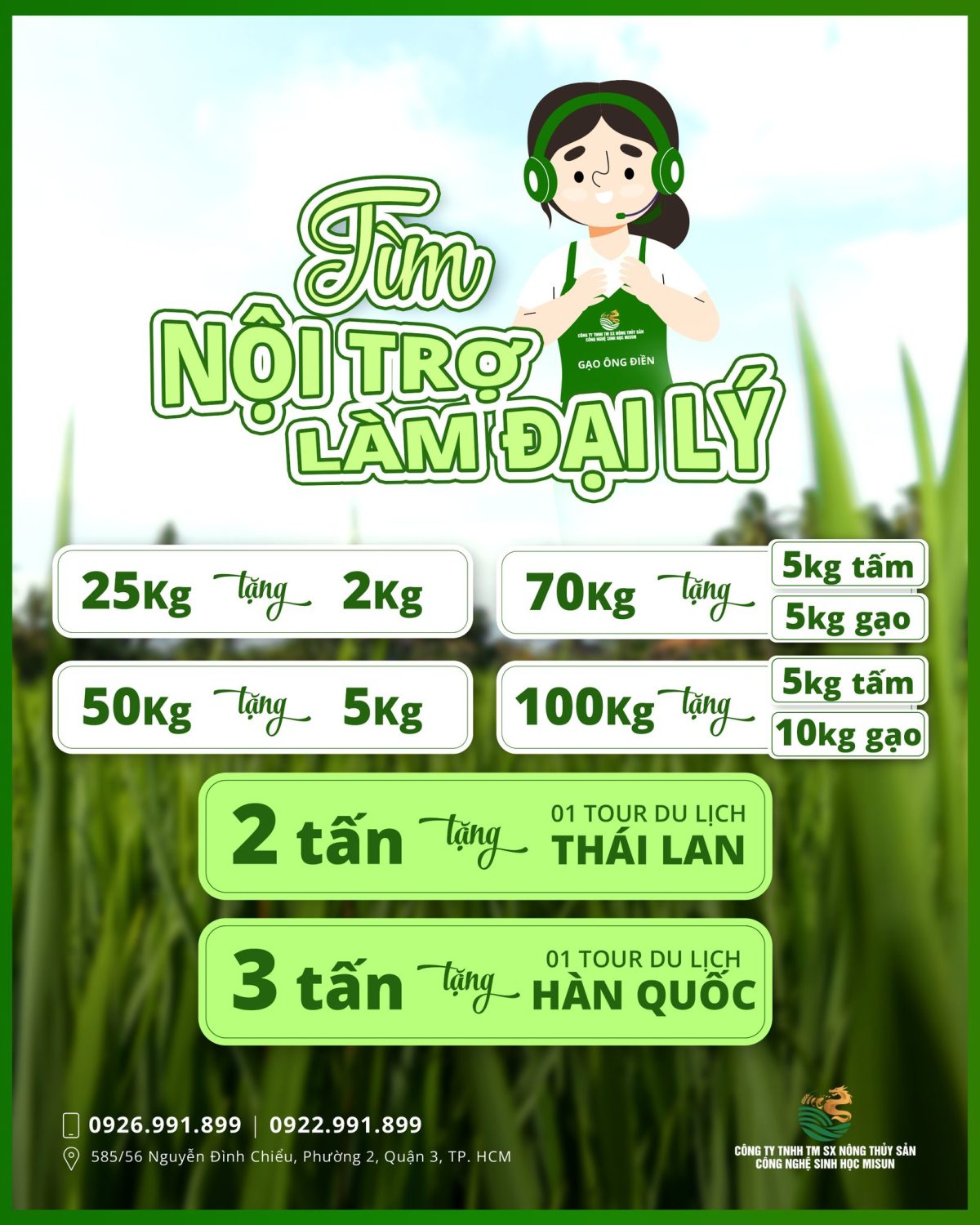 TÌM “NỘI TRỢ” LÀM ĐẠI LÝ