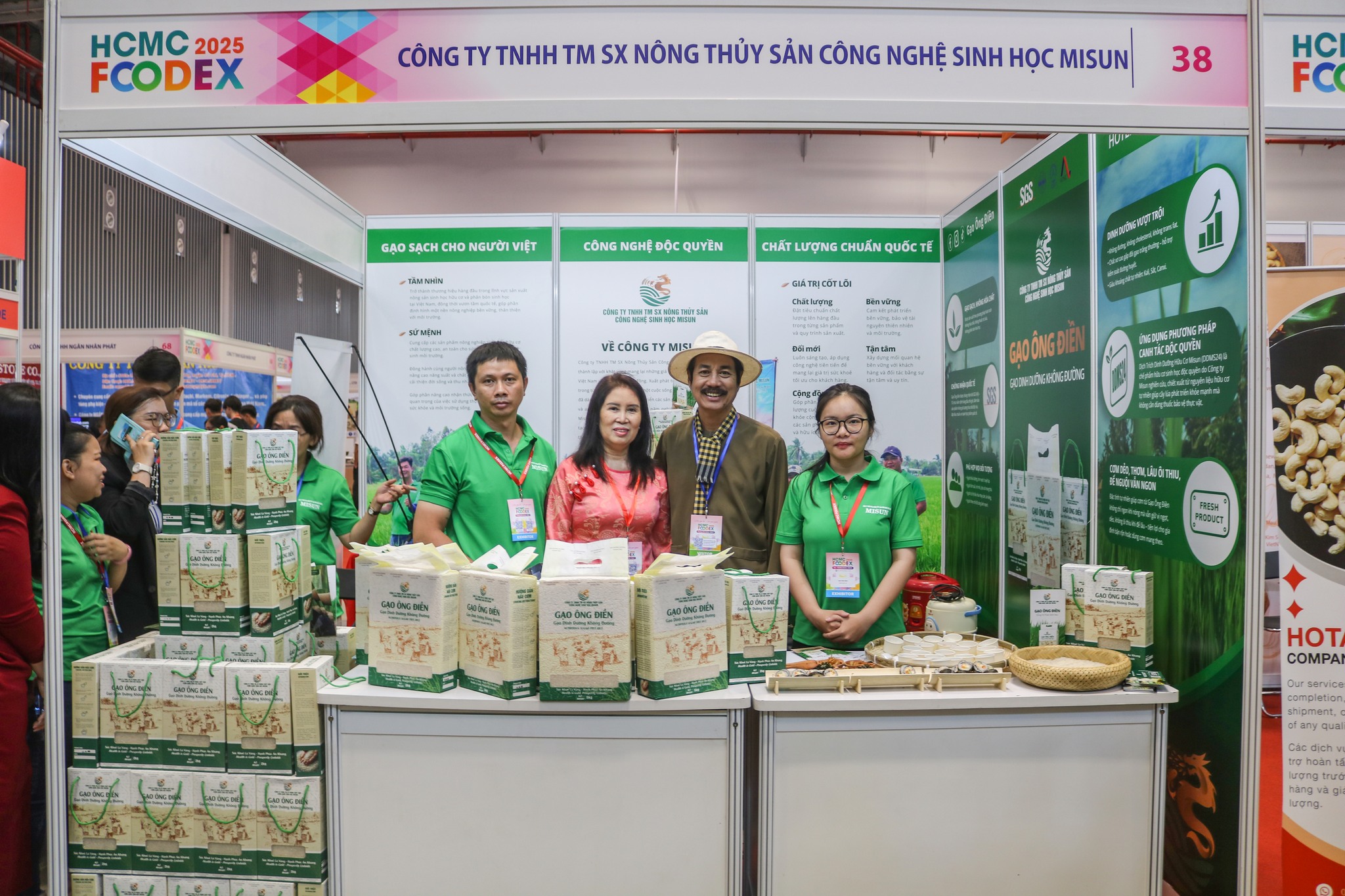 GẠO ÔNG ĐIỀN TẠI HCMC FOODEX 2025 – GẠO SẠCH CHO BỮA CƠM LÀNH