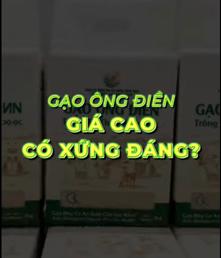 GẠO ÔNG ĐIỀN – GIÁ CAO CÓ XỨNG ĐÁNG?